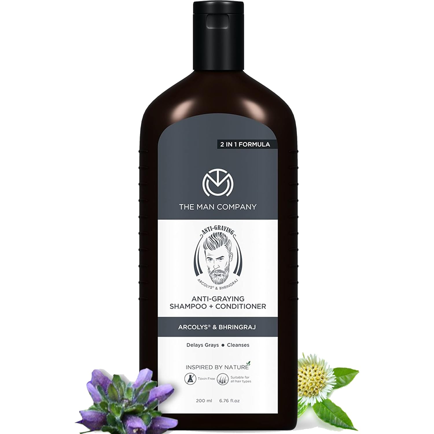 Anti Graying Shampoo And Conditioner 200 Ml - Age Group: Adult