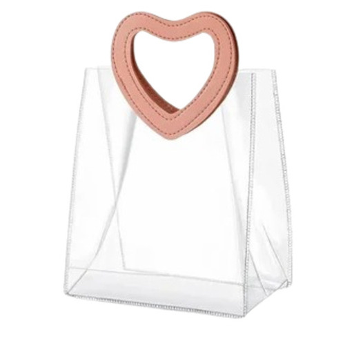 Clear Pvc Handle Bag - Size: Customized