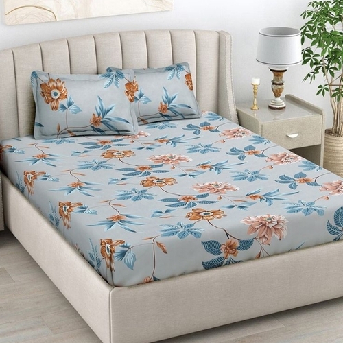 Cotton bedsheet 2 pillow cases