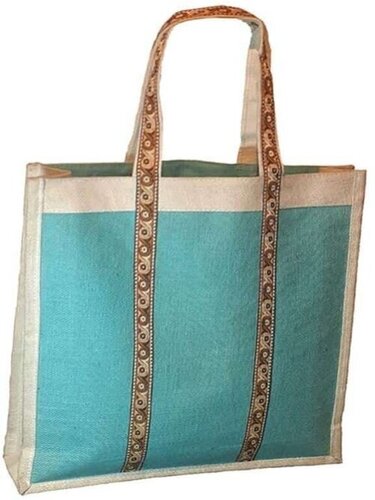 Fashionable Jute Bags - Jute, 14x16x6 Inch, Multiple Colors | Eco Friendly, Customizable Design, Flexiloop Handle