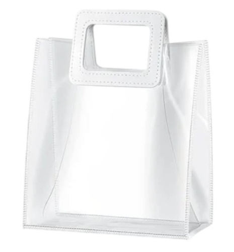 Pvc Handle Bag - Color: Clear