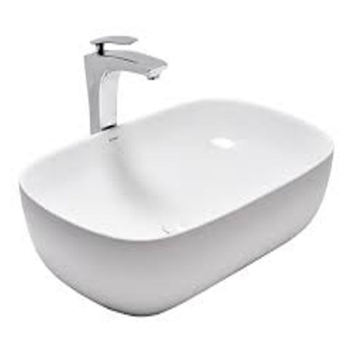 Wash Basin - Ceramic Square, Any Color | Wall Mounted, Smooth Surface, Drain Outlet, Hygienic, Durable, Easy Cleaning, Modern Style