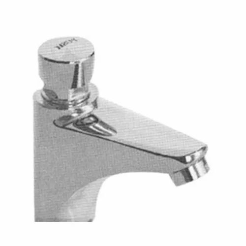 Auto Stop Pillar Cock - Stainless Steel 1.5 Inch Chrome, Corrosion Resistant Durable Wall Mounted