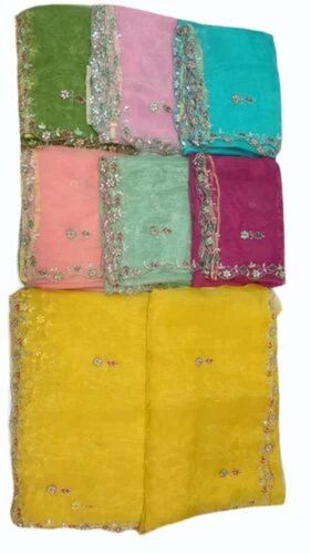 Party Wear Handwork Fountain Silk Saree