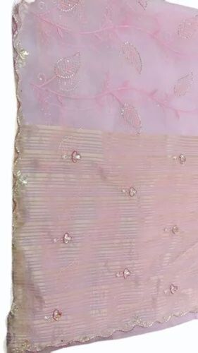 Pink Fountain Silk Embroidered Saree