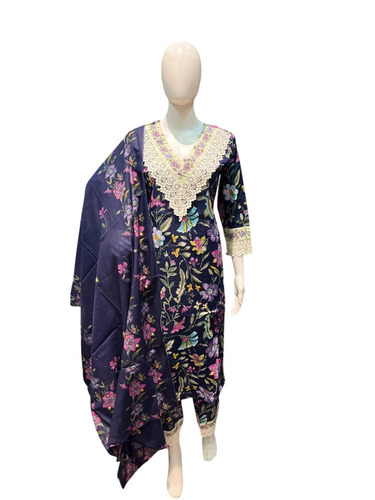Plain Ladies Cotton Suit