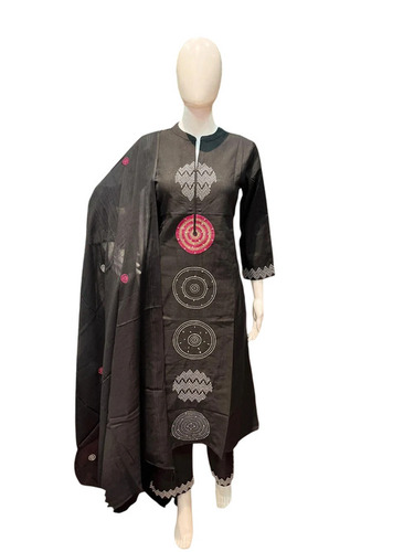 Premium Ladies Cotton Suit - Multicolor Printed, Full Sleeves | Comfortable, No Fade, Breathable Fabric