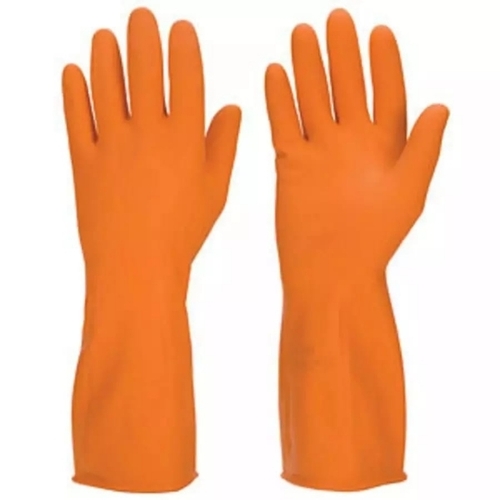 Rubber hand gloves