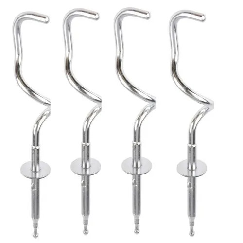 Stainless Steel Dough Mixer Hook - SS316, 17cm, Silver | Electric Beater Attachment, Kitchen Use