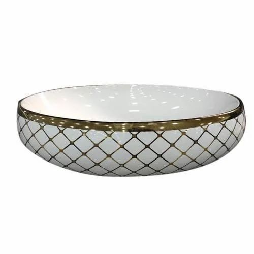 Ceramic Round Counter Top Wash Basin