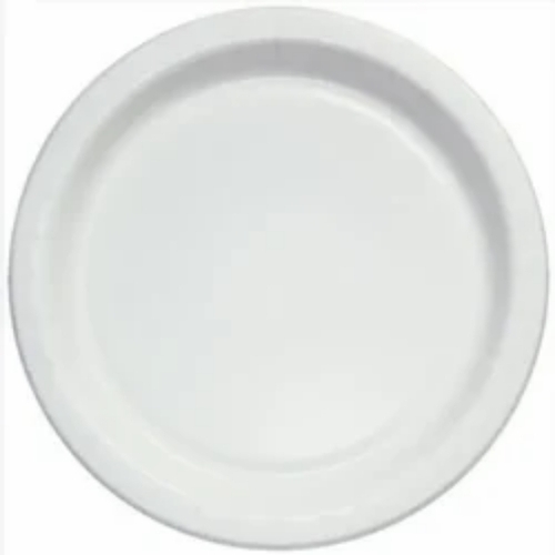 Disposable White Paper Plate