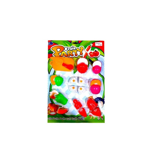 Kids Fruit Party Set - Plastic, Multicolor, Manual Operation | Multishape, Unisex, Age 0-3 Years