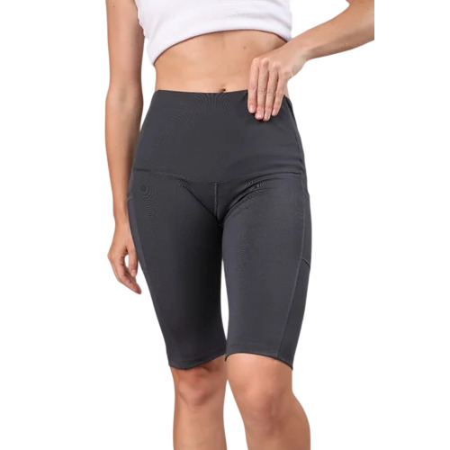 Ladies Black Cycling Shorts