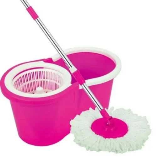 Plastic Bucket Spin Mop For Floor Cleaning