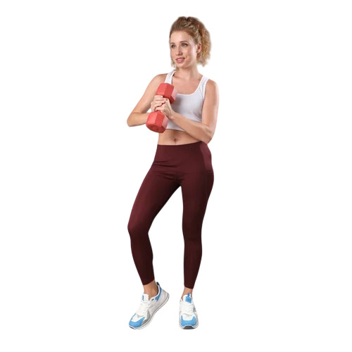 Polyester Ladies Yoga Leggings