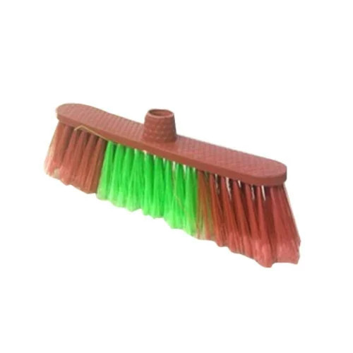 Red,Green Plastic Floor Cleaning Brooms
