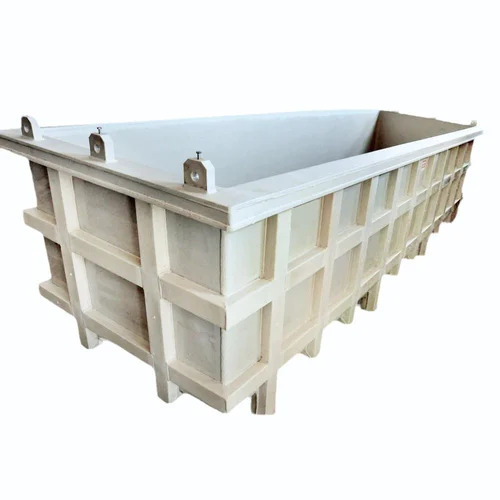 White Pp Electroplating Tank - Capacity: 420 L