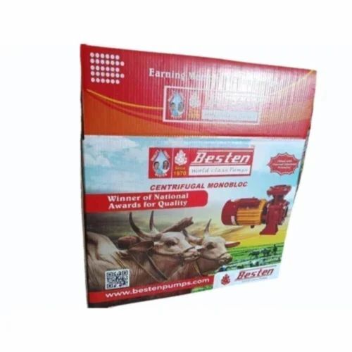 10 Inch Printed Corrugated Pump Box