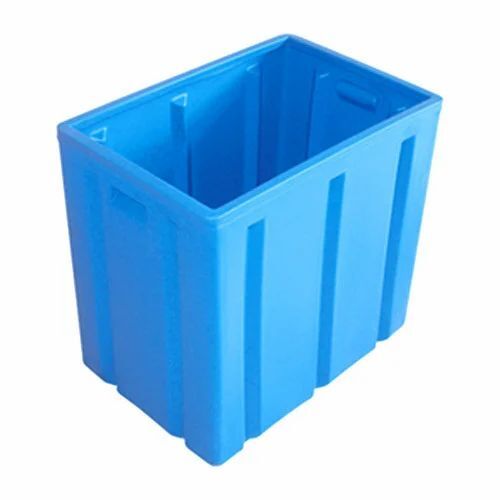 Blue Color Plastic Vegetable Crate