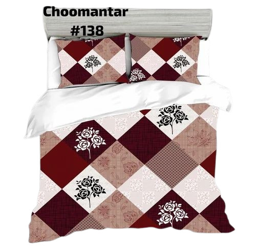 Designer Floral Printed Bed Sheet