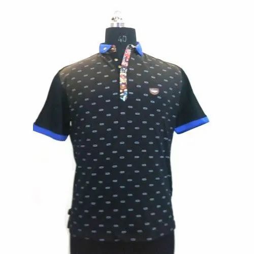 Mens Casual Printed Half Sleeve T Shirt - Cotton, Regular Fit, Sizes M-XXL | Lightweight, Quick Dry, Comfortable Fit