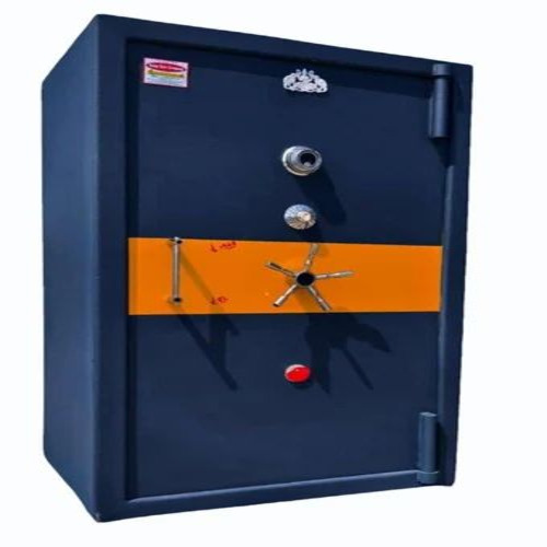 Red Double Door Iron Jewellery Locker