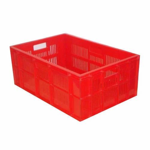 Red Vegetable Plastic Crate
