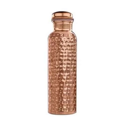 900ml Hammered Copper Water Bottle