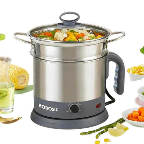 Borosil Quick Multipurose Kettle 1.3Ltr