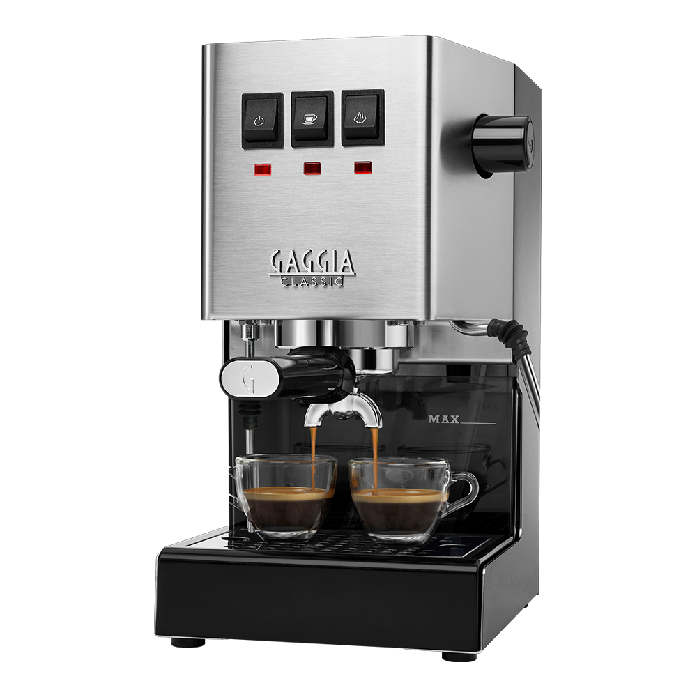 Gaggia Classic E24 Inox Stainless Steel Coffee Machine - Dimension (L*W*H): 24 X 38 X 24 Centimeter (Cm)