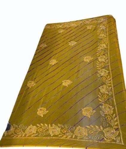 Hand Lehariya Georgette Saree