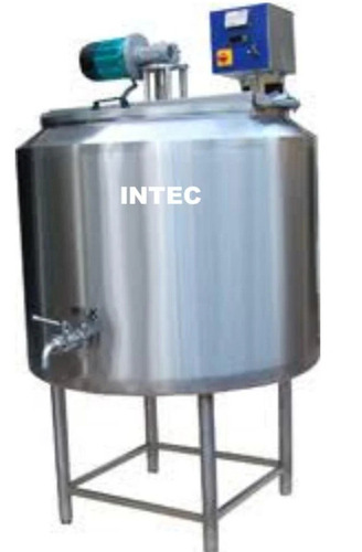 Intec Stainless Steel Milk Batch Pasteurizer - SS 304, 100-1000 Ltr, Silver, Single/Three Phase | Automatic, Full Automatic Control, Air Cooling, Durable, 9 KW Heater Power