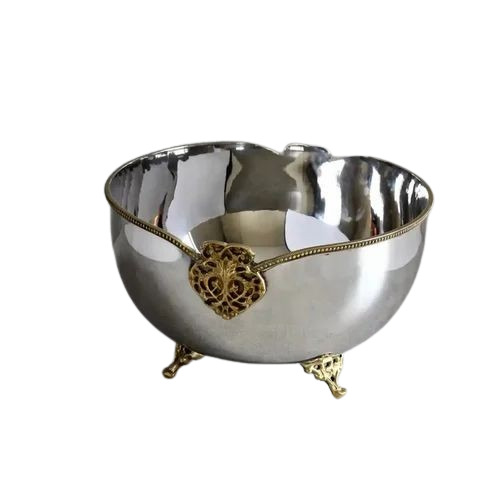 Metal Food Serving Bowl