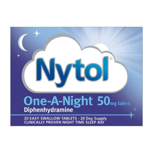 Nytol Diphenhydramine Hydrochloride Tablets