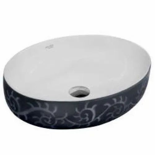 Oval Ceremic Bathroom Wash Basin