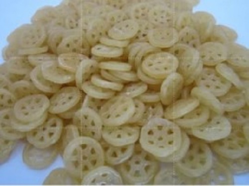 Salty Wheel Shaped Fryums - Besan Material, Fried | Low Fat, Salty Taste, Hygienically Packed