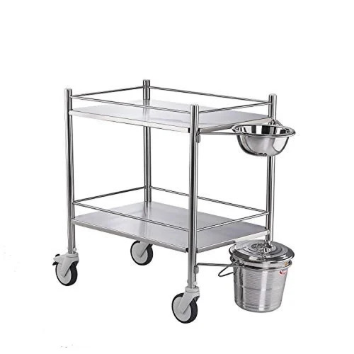 SS Hospital Dressing Trolley