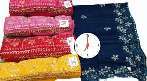 Summer Georgette Embroidered Saree