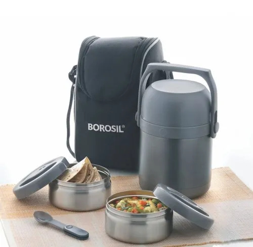 2 Container Borosil Lunch Box