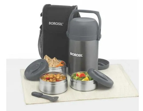 3 Container Borosil Lunch Box