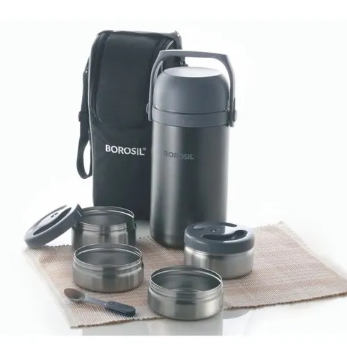 4 Container Borosil Lunch Box