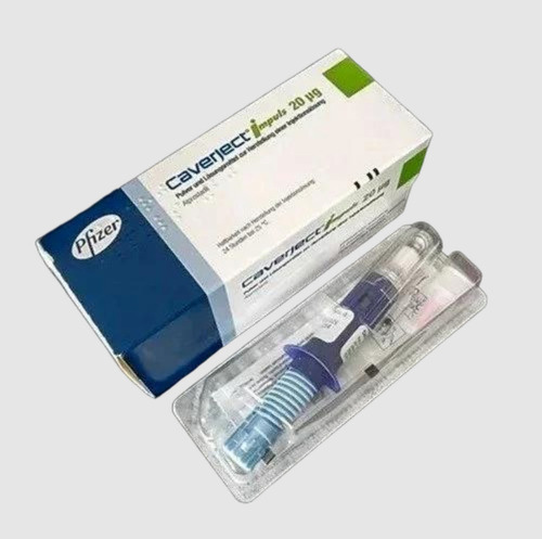 Caverject Alprostadil 20mcg Injection - 1 Bottle, Non Prescription | Allopathic Medicine For Personal And Clinical Use