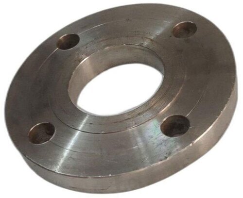 Mild Steel Tongue Flange - 5 Inch Silver, Round End | Corrosion Resistant, Female Connection, Durable