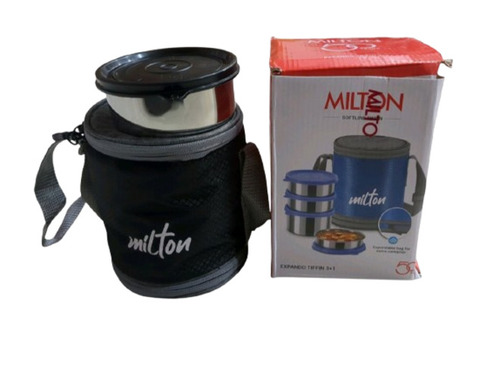 Milton Black Thermoware Insulated Lunch Box