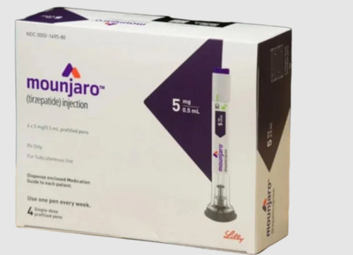 tirzepatide 5 mg/0.5ml Mounjaro Tirzepatide 5mg Injection - 0.5ml Liquid, Once Weekly Dose |  Single Bottle Box, Store Cool Dry Place at 5000.00 INR at Best Price in  Ahmedabad