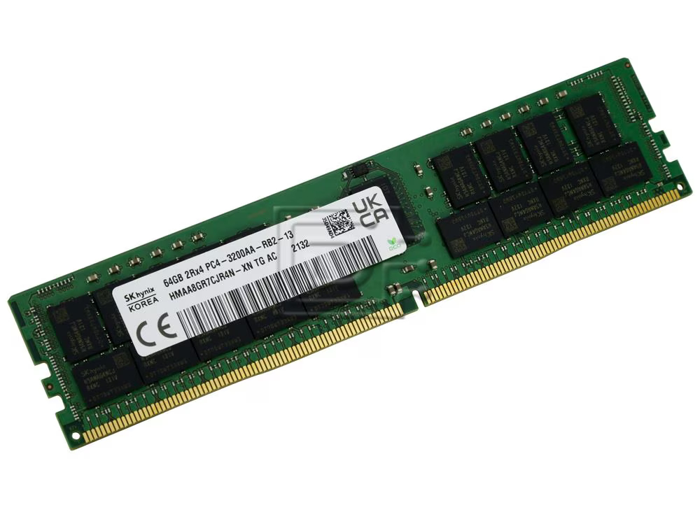 Sk Hynix 64gb Pc4-3200 Ddr4 3200mhz Ecc Registered Server Ram