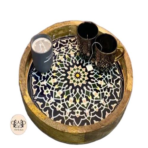 wooden serving tray