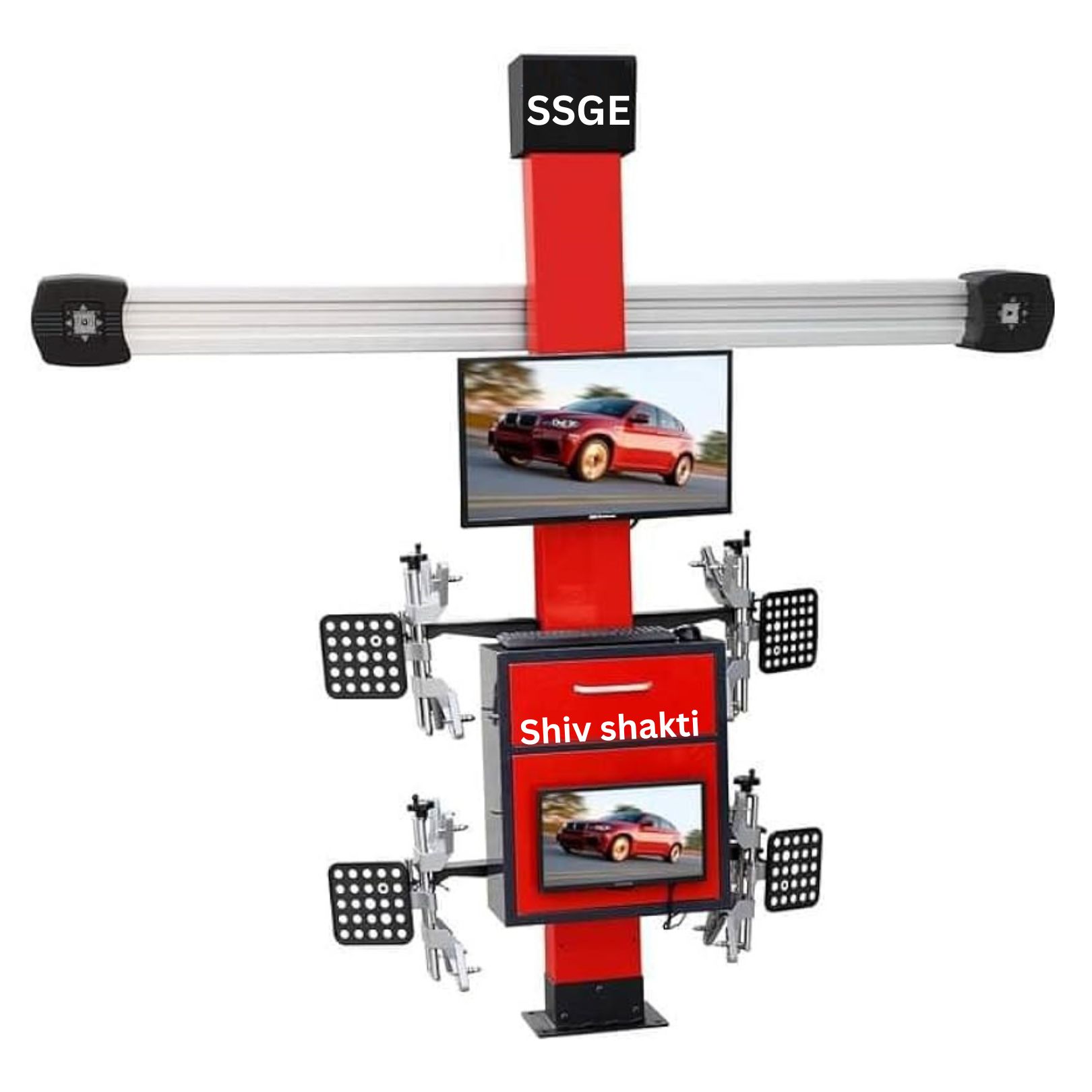 3D Wheel Alignment Machine - Color: Silver
