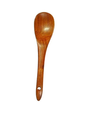 Brown Wooden Cooking Spoon For Kitchen Use