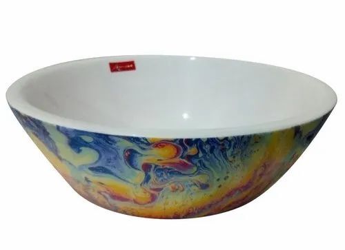 Ceramic Table Top Wash Basin - Color: White